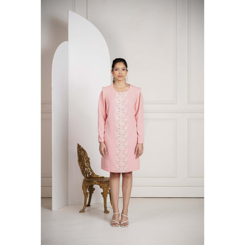 SAKSHI G CHAWLA Pink Moily Dress