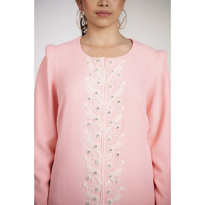 SAKSHI G CHAWLA Pink Moily Dress