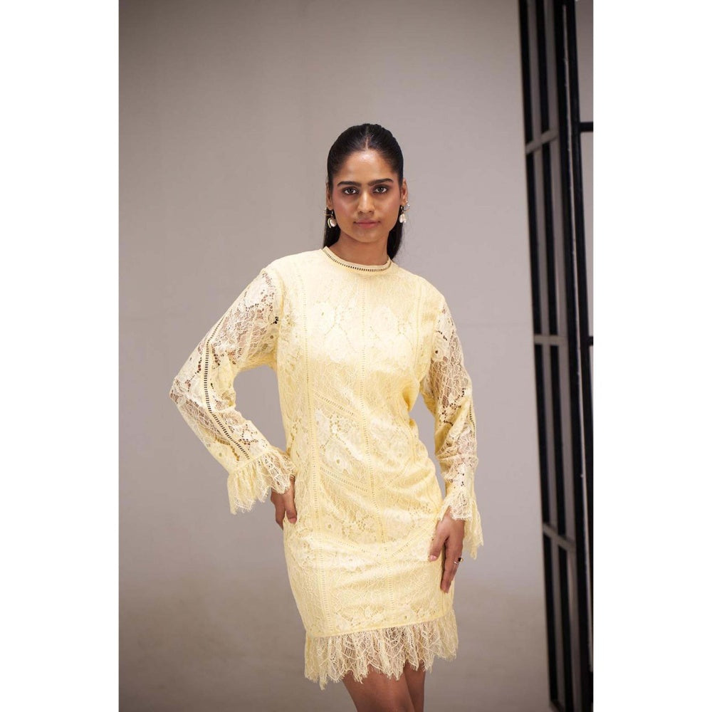 SAKSHI G CHAWLA Yellow Astroil Dress
