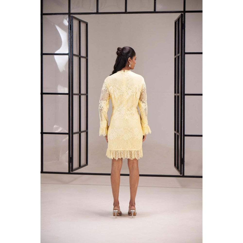 SAKSHI G CHAWLA Yellow Astroil Dress