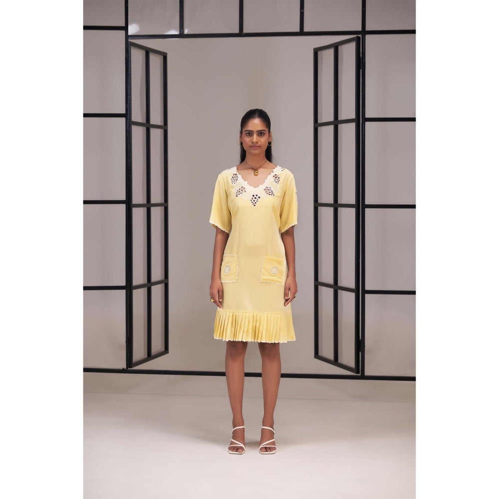 SAKSHI G CHAWLA Yellow Jana Dress