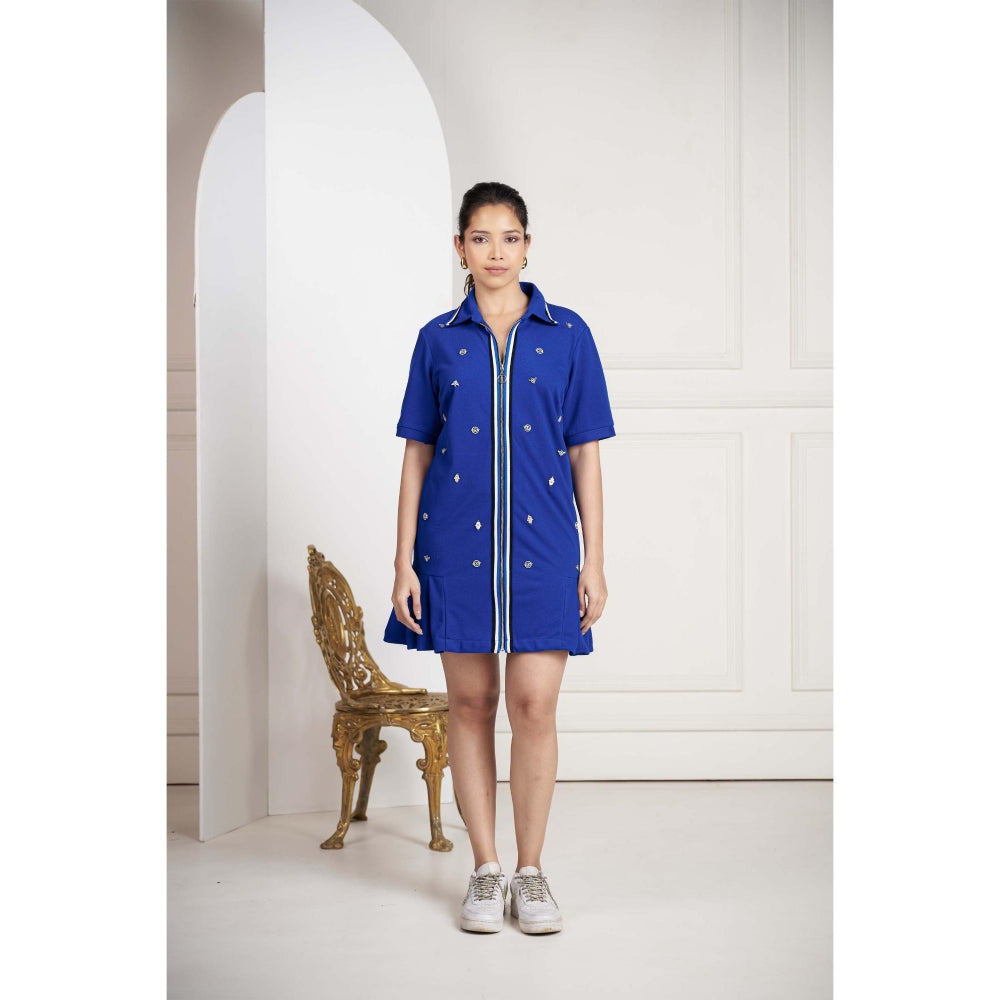 SAKSHI G CHAWLA Blue Kylie Dress