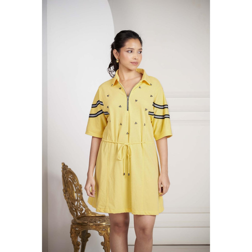 SAKSHI G CHAWLA Yellow Nickie Dress