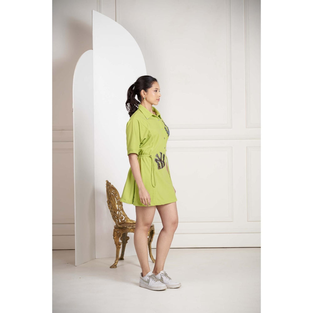 SAKSHI G CHAWLA Green Rosie Dress