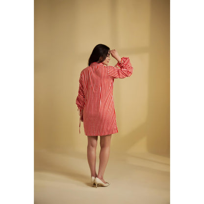 SAKSHI G CHAWLA Red Tropic Dress