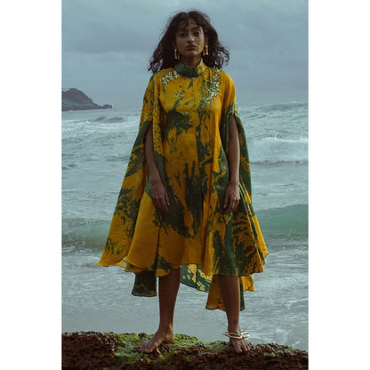 Saksham & Neharicka Kaftan Style Multi-Color Dress