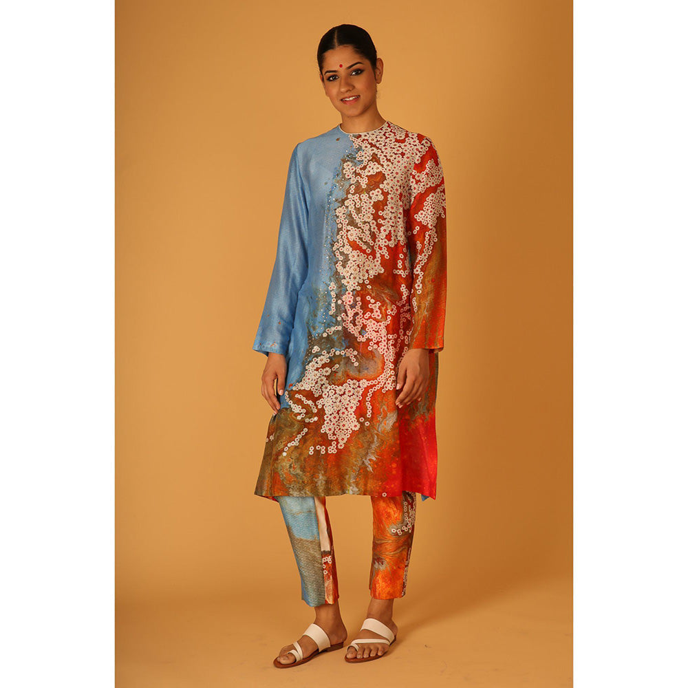 Saksham & Neharicka Aseem Kurta In Chanderi