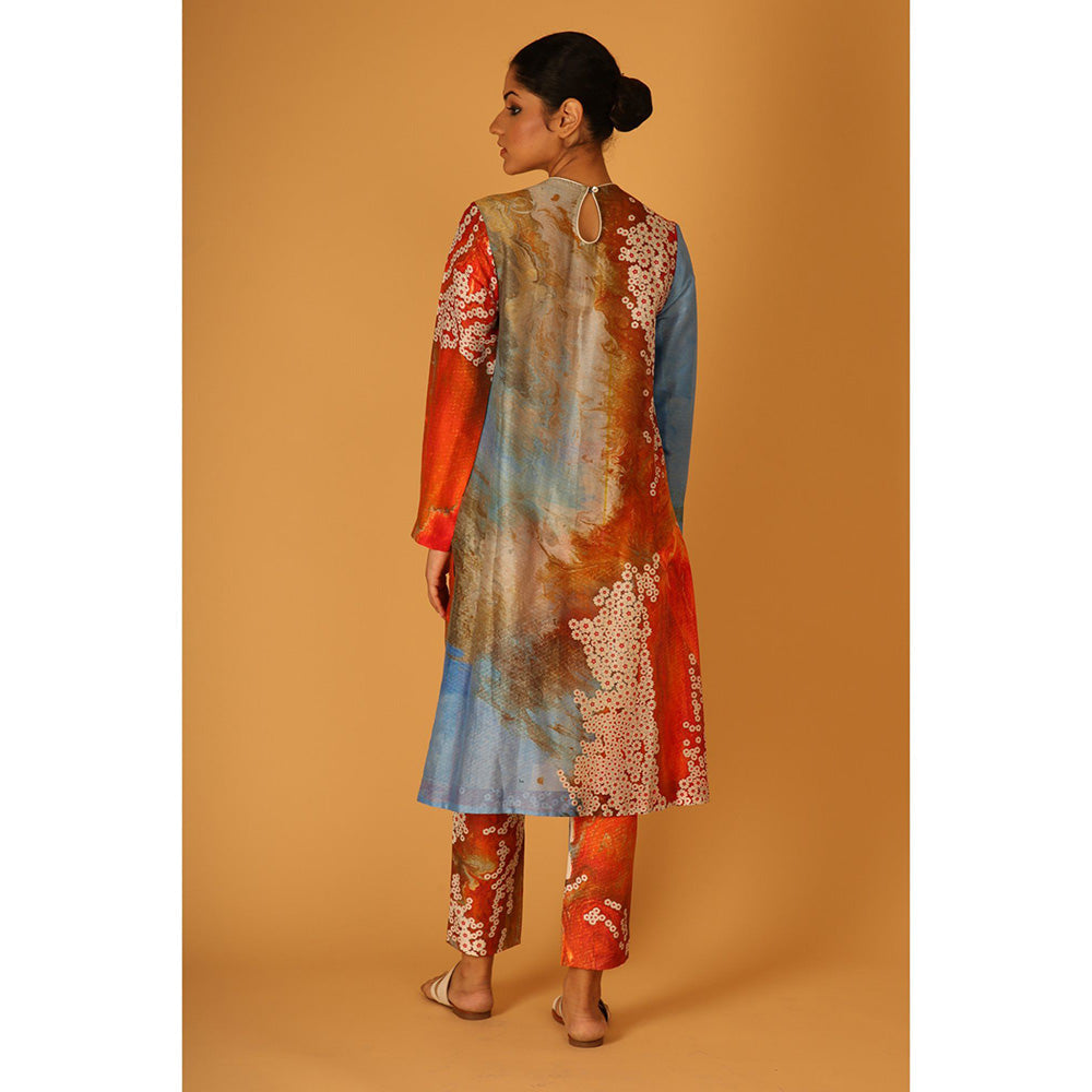 Saksham & Neharicka Aseem Kurta In Chanderi