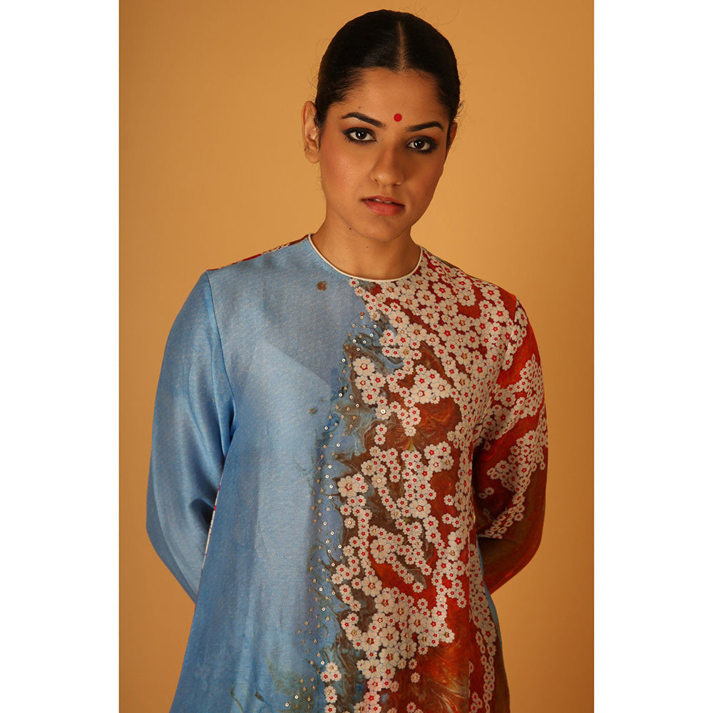 Saksham & Neharicka Aseem Kurta In Chanderi