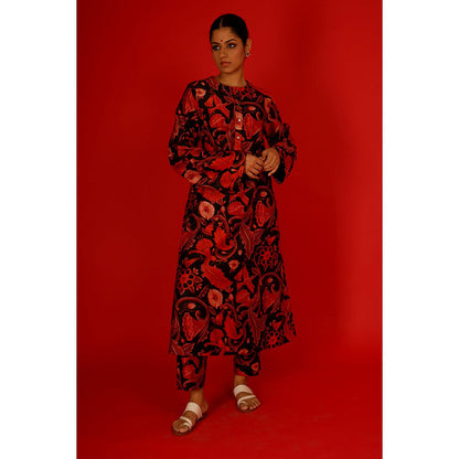 Saksham & Neharicka Kamakshya In Chanderi Co-Ord (Set of 2)