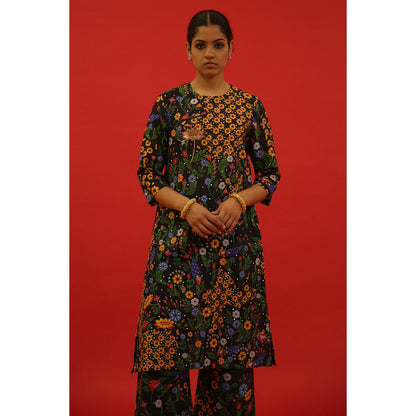 Saksham & Neharicka Shoumi Floral Multi-Color Co-Ord (Set of 2)
