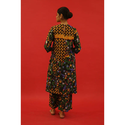 Saksham & Neharicka Shoumi Floral Multi-Color Co-Ord (Set of 2)