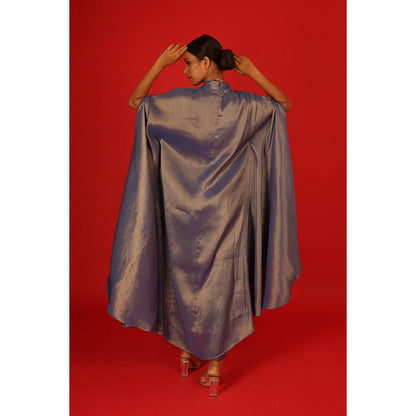 Saksham & Neharicka Kaftan Style In Tissue with Pant (Set of 2)