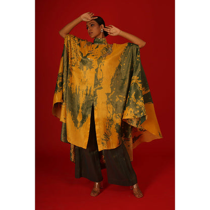 Saksham & Neharicka Kaftan Style In Tissue with Palazzo (Set of 2)