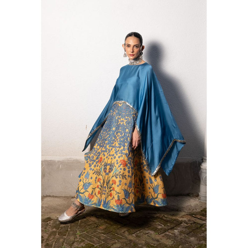 Saksham & Neharicka Blue Lehenga with Top (Set of 2)