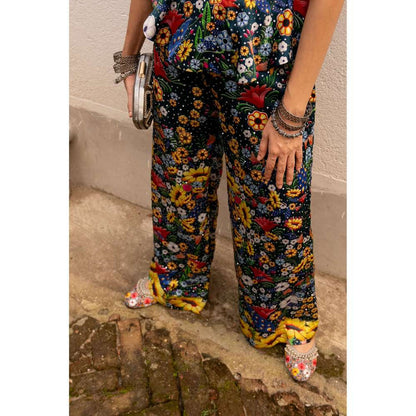 Saksham & Neharicka Multi Coloured Printed Co-Ord (Set of 2)