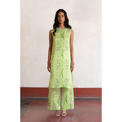 Saksham & Neharicka Green Siya Kurta