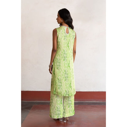 Saksham & Neharicka Green Siya Kurta