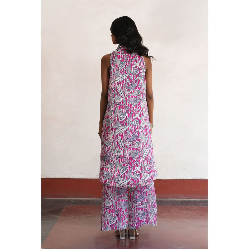 Saksham & Neharicka Pink Vidhi Kurta