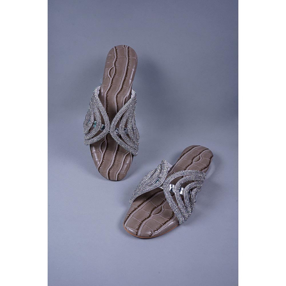 Sana K Luxurious Footwear Beige Gema Sandals