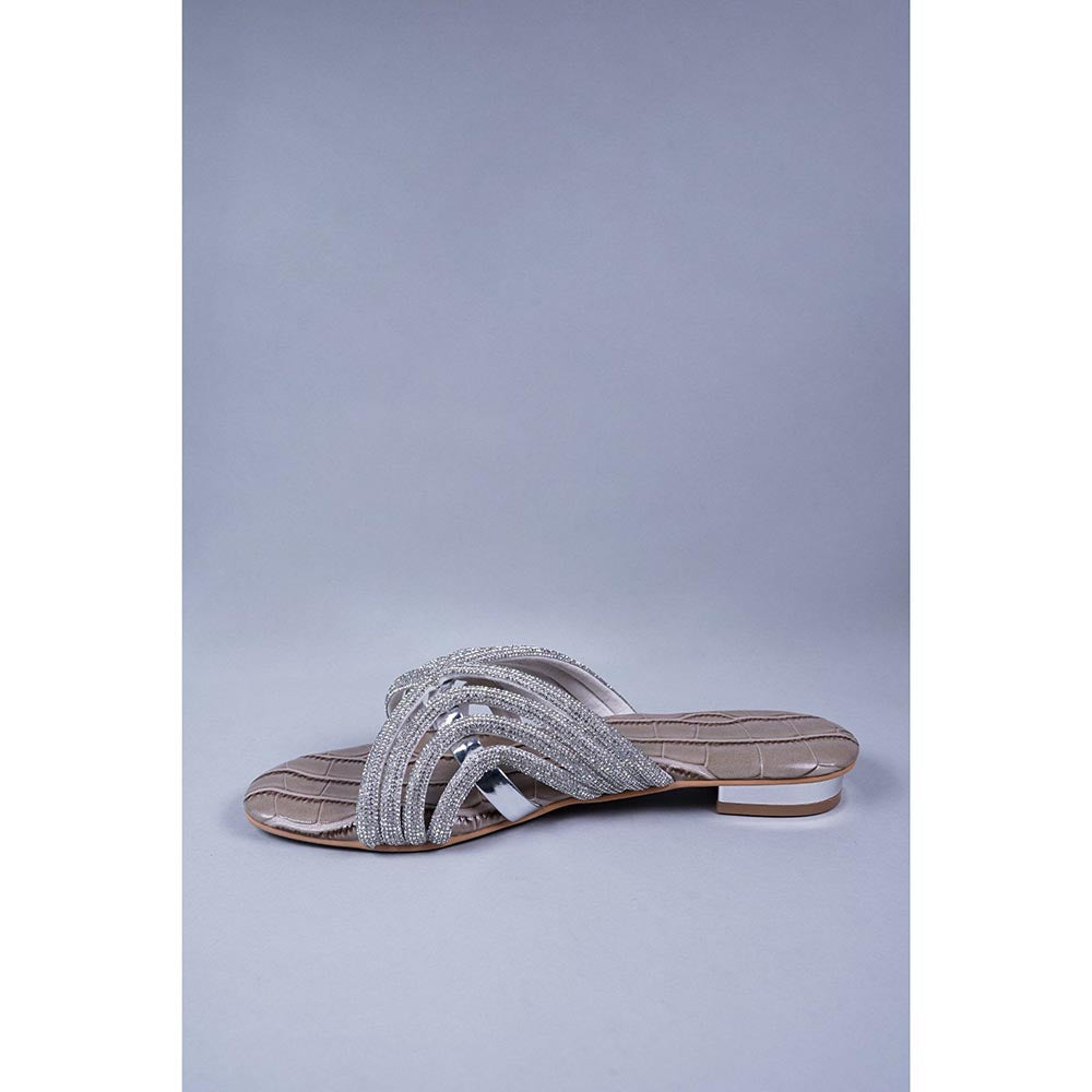 Sana K Luxurious Footwear Beige Gema Sandals