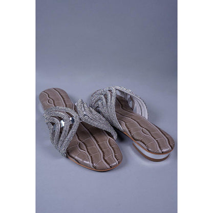 Sana K Luxurious Footwear Beige Gema Sandals