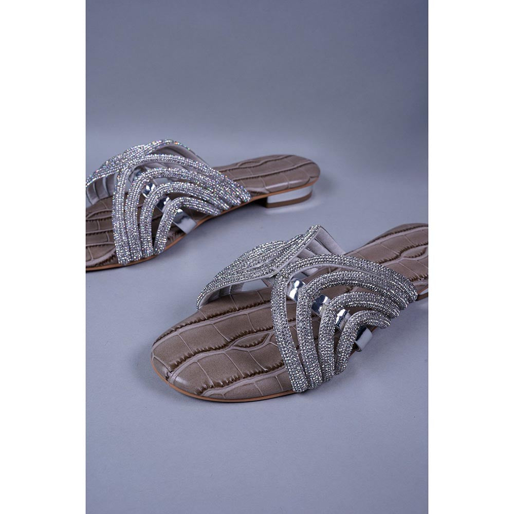 Sana K Luxurious Footwear Beige Gema Sandals