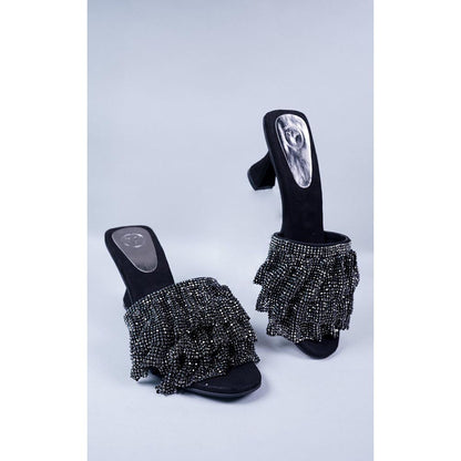 Sana K Luxurious Footwear Meshy Heels