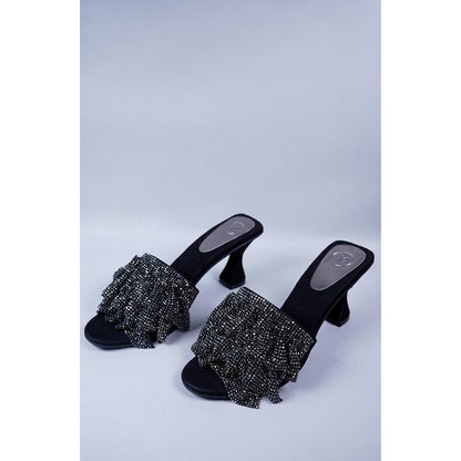 Sana K Luxurious Footwear Meshy Heels