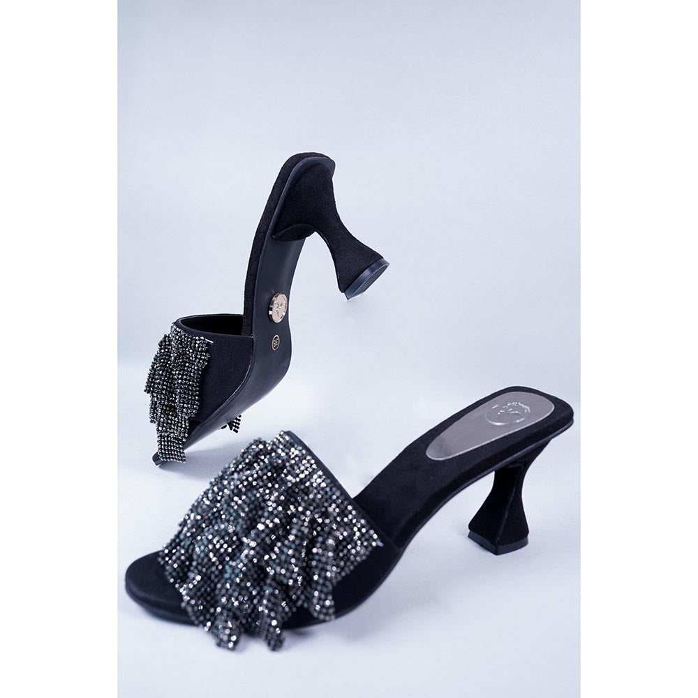 Sana K Luxurious Footwear Meshy Heels