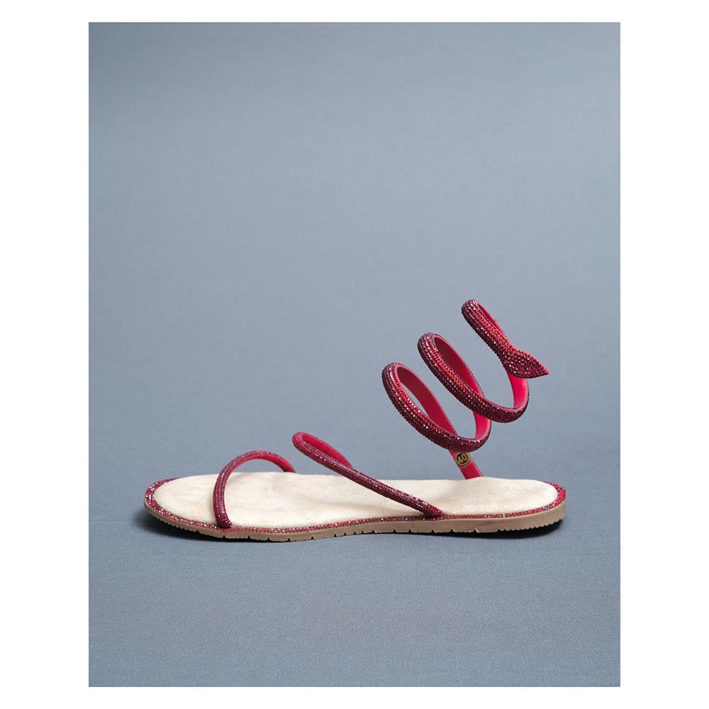 Sana K Luxurious Footwear Beige Suede Square Toe Casual Flats