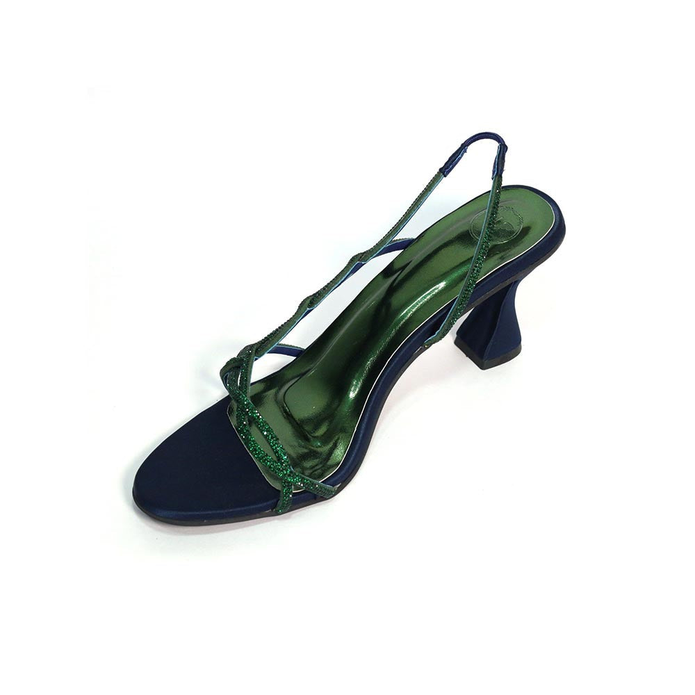 Sana K Luxurious Footwear Soul Royal Blue Heels for Women