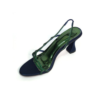 Sana K Luxurious Footwear Soul Royal Blue Heels for Women