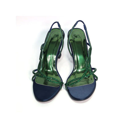Sana K Luxurious Footwear Soul Royal Blue Heels for Women