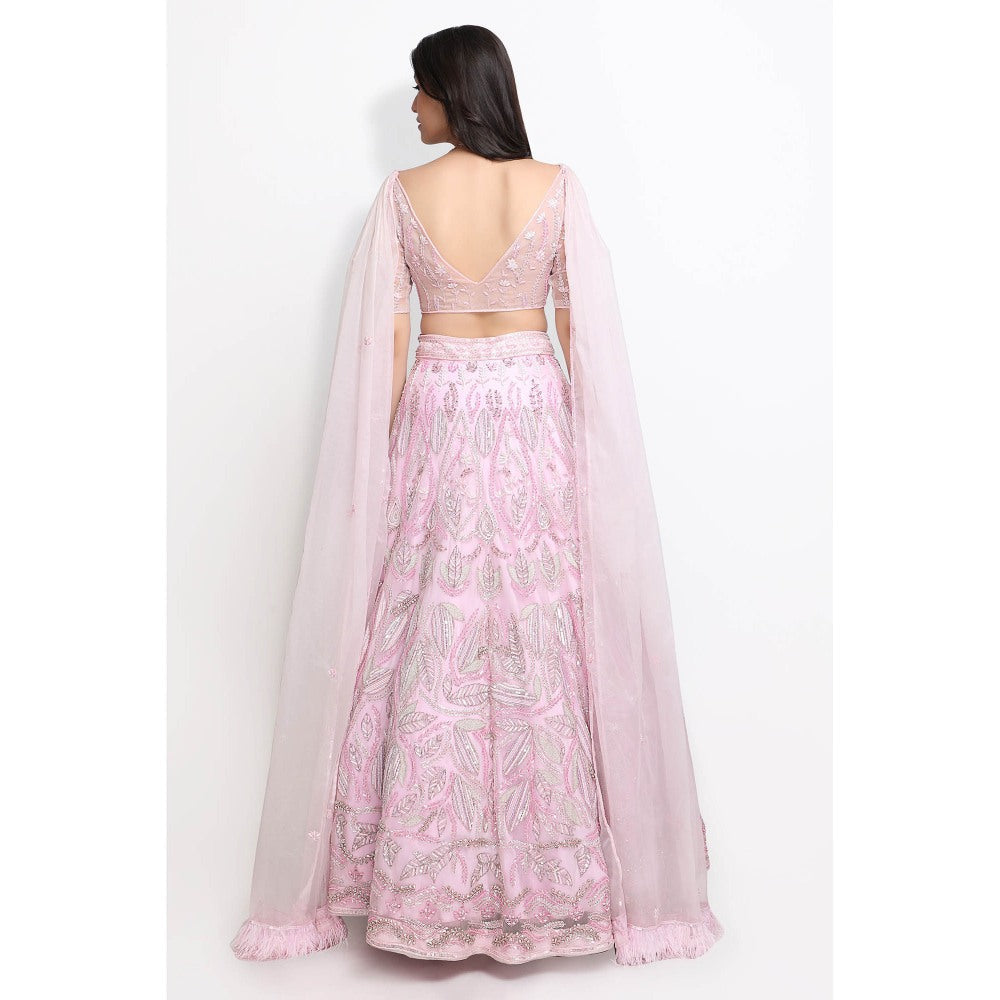 Sanjana Thakur Lavender Lehenga with Blouse (Set of 2)