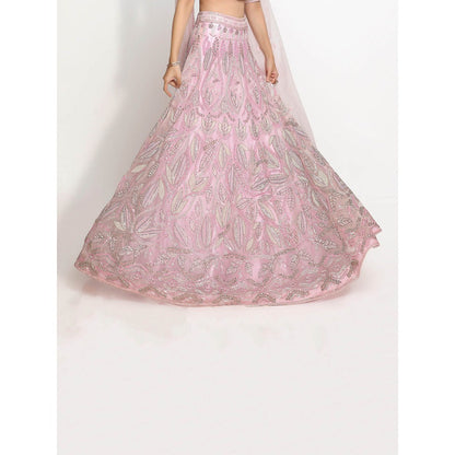 Sanjana Thakur Lavender Lehenga with Blouse (Set of 2)