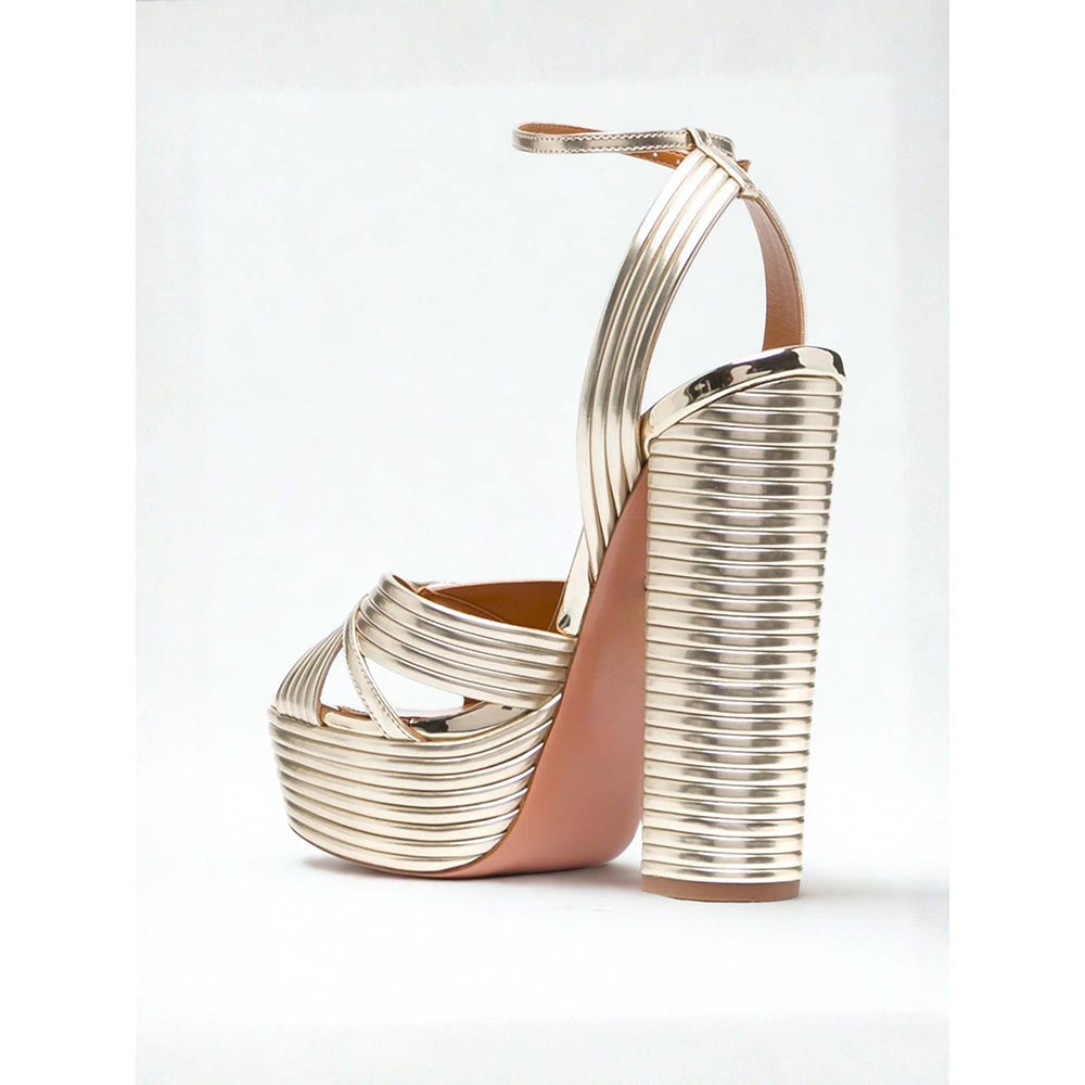 SEPHYR Women Silver Sandal Heels
