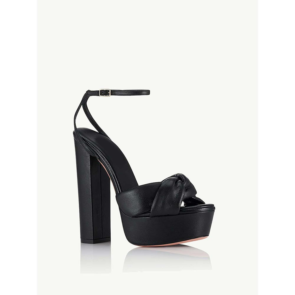 SEPHYR Women Black Sandal Heels