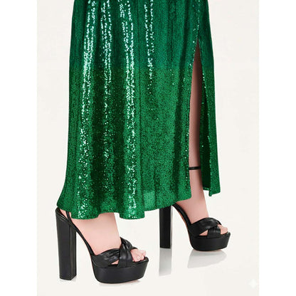 SEPHYR Women Black Sandal Heels