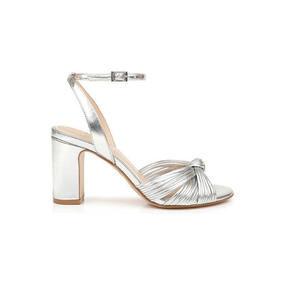 SEPHYR Women Silver Sandal Heels