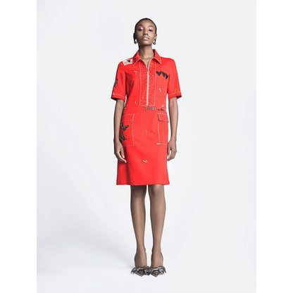 Shahin Mannan Dreams Panelled Shift Dress