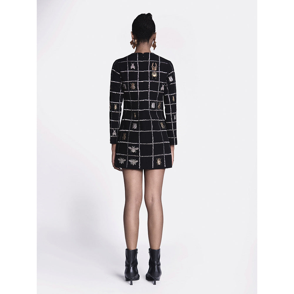 Shahin Mannan Insect Mini Dress