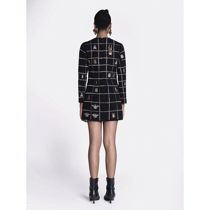 Shahin Mannan Insect Mini Dress
