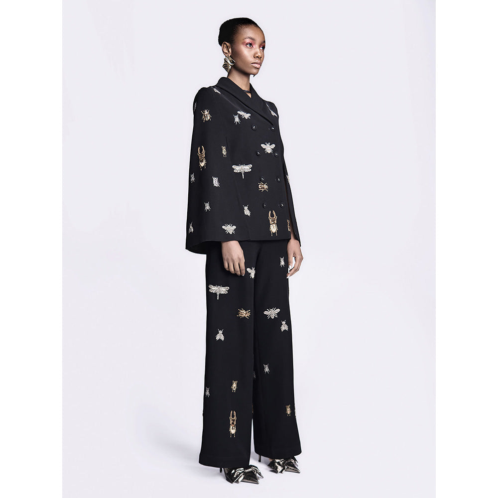 Shahin Mannan Insect Embroidered Co-Ord (Set of 2)