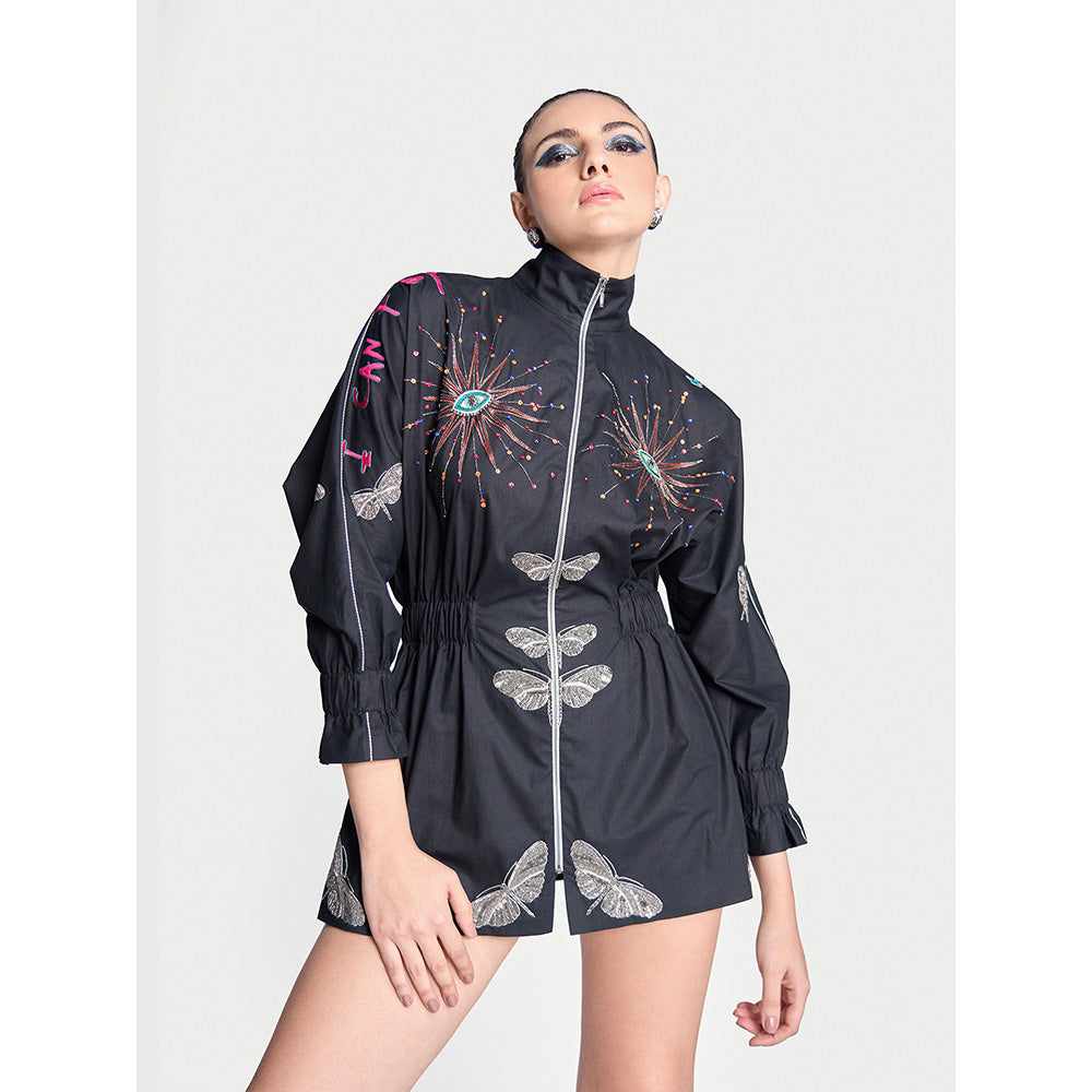 Shahin Mannan I Can Fly Jacket Mini Dress