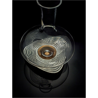 Shaze Wavemaker Decanter - For Wine Liquor Scotch Bourbon Vodka- 750 Ml