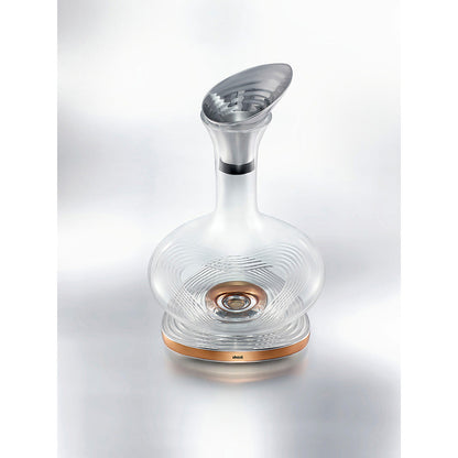 Shaze Wavemaker Decanter - For Wine Liquor Scotch Bourbon Vodka- 750 Ml