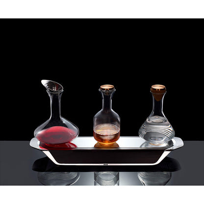 Shaze Walnut Trilogy Bar Table (3 Decanter)