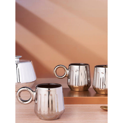 Shaze Ceramic Espresso Cups (Pack of 6)