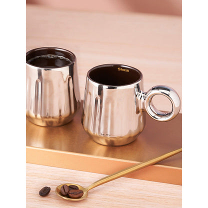 Shaze Ceramic Espresso Cups (Pack of 6)